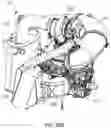 Fig. 33 - Snowmobile having a parallel-path exhaust system for two-stroke engine