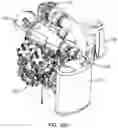 Fig. 35 - Snowmobile having a parallel-path exhaust system for two-stroke engine
