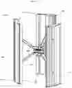 Fig. 33 - VERTICAL AXIS WIND TURBINE
