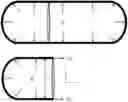 Fig. 01 - Pressure vessel with circumferential reinforcing elements