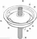Fig. 01 - Wick-burning and ventilation and flow-guide structure