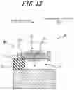 Fig. 13 - Optical waveguide and optical concentration measuring apparatus wherein evanescent wave interacts with gas or liquid through the protection film of the waveguide
