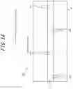 Fig. 14 - Optical waveguide and optical concentration measuring apparatus wherein evanescent wave interacts with gas or liquid through the protection film of the waveguide