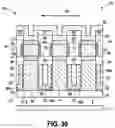 Fig. 17 - Array of memory cells, methods used in forming an array of memory cells, methods used in forming an array of vertical transistors, and methods used in forming an array of capacitors