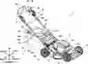 Fig. 01 - Lawn mower for collecting heavy grass and discharging light grass