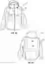 Fig. 28 - Electrically heated garment with pass-through battery pocket