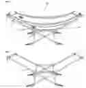Fig. 03 - Portable self-standing hammock frame with shortened hammock and method for suspending shortened hammock on a frame