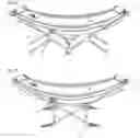 Fig. 08 - Portable self-standing hammock frame with shortened hammock and method for suspending shortened hammock on a frame