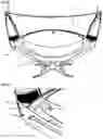 Fig. 13 - Portable self-standing hammock frame with shortened hammock and method for suspending shortened hammock on a frame