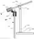 Fig. 01 - Bracket System for Retrofit of a Drop Shield to a Food Guard