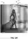 Fig. 10 - Hookless shower curtain with seamless snap-on liner