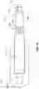 Fig. 11 - Anti-reflux plug forming detachable tip microcatheter