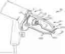 Fig. 01 - Surgical saw with sensing technology for determining cut through of bone and depth of the saw blade during surgery