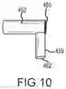 Fig. 11 - Surgical saw with sensing technology for determining cut through of bone and depth of the saw blade during surgery