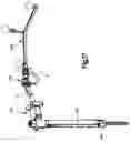 Fig. 11 - Assembly for coupling a patient reference array to a medical implant such as a pedicle screw