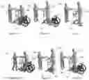 Fig. 14 - Removably attached seat for a mobility apparatus