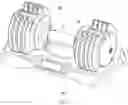 Fig. 02 - Weight adjustable dumbbell