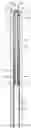 Fig. 01 - Adjustable length shaft and an adjustable mass for a golf club