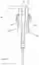 Fig. 28 - Fluid dispensing system with adapter for a table top dispenser