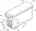 Fig. 01 - Printing material container, and board mounted on printing material container