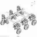 Fig. 05 - Suspension assembly, suspension damping device and six wheels bionic chassis