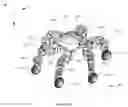 Fig. 16 - Suspension assembly, suspension damping device and six wheels bionic chassis