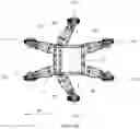 Fig. 17 - Suspension assembly, suspension damping device and six wheels bionic chassis