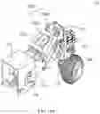 Fig. 22 - Suspension assembly, suspension damping device and six wheels bionic chassis