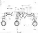 Fig. 27 - Suspension assembly, suspension damping device and six wheels bionic chassis