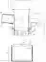 Fig. 01 - Filling device for transferring flowable process material between a first and a second container in a manner protected against contamination