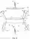 Fig. 21 - Airplane tray cover multi-compartment holder system and method