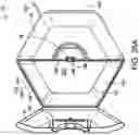 Fig. 25 - Airplane tray cover multi-compartment holder system and method