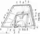 Fig. 49 - Airplane tray cover multi-compartment holder system and method