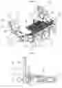 Fig. 03 - Vertical manipulator for large size tyres which comprises a platform and mechanisms for holding, raising and rotating tyres for the safe working of maintenance workers