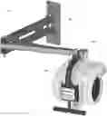 Fig. 01 - Fan and light units and associated mounting arrangements for use at a loading dock