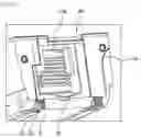 Fig. 13 - Refrigerator with a thermoelectrically powered rapid freeze compartment