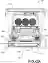 Fig. 03 - Insert forming an ultrasonic channel for a fluid meter and including reflector mirrors and a flow stabilizer