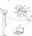 Fig. 01 - System and method for location determination using movement between optical labels and a 3D spatial mapping camera