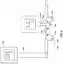 Fig. 03 - System and method for location determination using movement between optical labels and a 3D spatial mapping camera