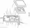 Fig. 10 - Illumination module for illuminating a region of a vehicle component