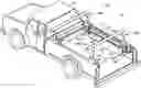 Fig. 01 - Load carrier support assembly for vehicle bed frame