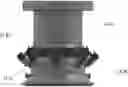 Fig. 01 - Adapter tool for coupling a bend stiffener with interface for bell mouths of models with BSN900E type connection in a diverless bell mouth (BSDL) and interconnection methods