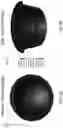 Fig. 09 - LED luminaire assembly with uplight and sidelight lens