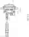 Fig. 33 - Sensor with rotatable sensor element and pressure equalization mechanism