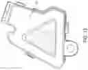 Fig. 12 - Exterior mirror assembly with blind zone indication module