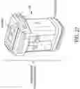 Fig. 20 - Exterior mirror assembly with blind zone indication module