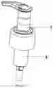 Fig. 16 - Plastic spring, pump core, lotion pump and press-type packaging container