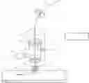 Fig. 01 - Additive manufacturing process of a mould using microwave radiation, microwave printing device and additive printing device for 3D printing of a filament comprising a fibre composite material