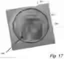 Fig. 14 - Security document with double verification lenses