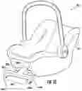 Fig. 10 - Methods, apparatus and systems for securing an infant car seat to a vehicle seat with a tight fit and without using a detachable vehicle installation base or a vehicle seat belt, and ride-hailing methods relating to same